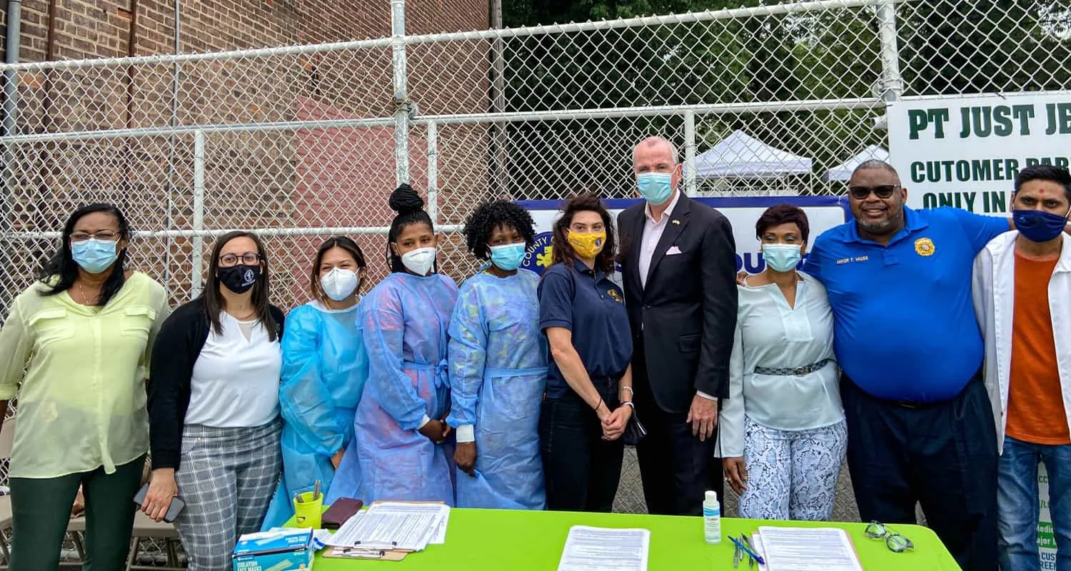 Pandemic response photograph from Irvington