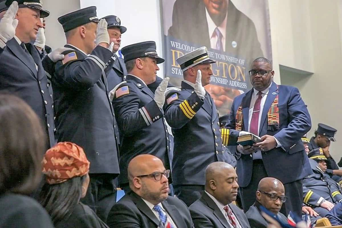 Tony Vauss at a community event