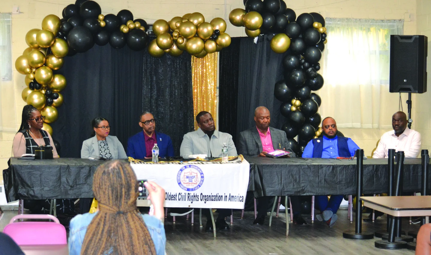 Irvington mayoral and council candidates at the NAACP debate